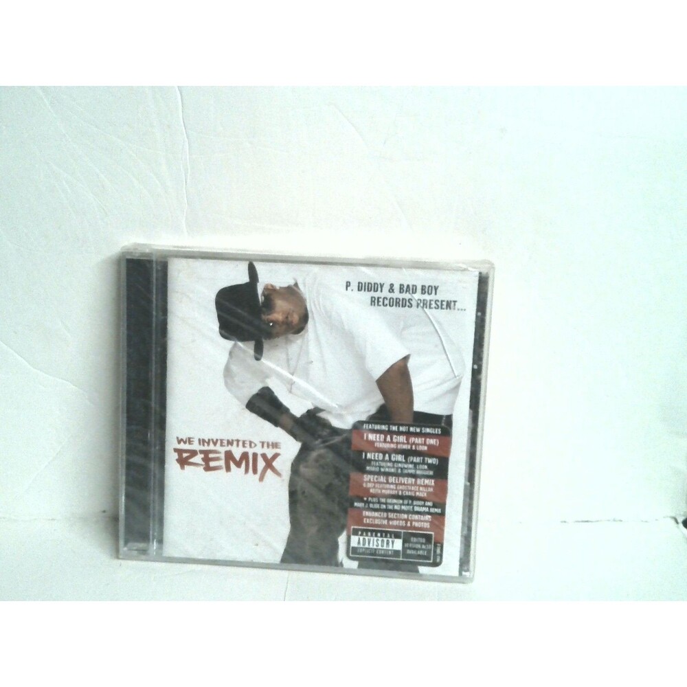 P. Diddy & Bad Boy Records Present We Invented The Remix CD Sealed 2002 W/Hype